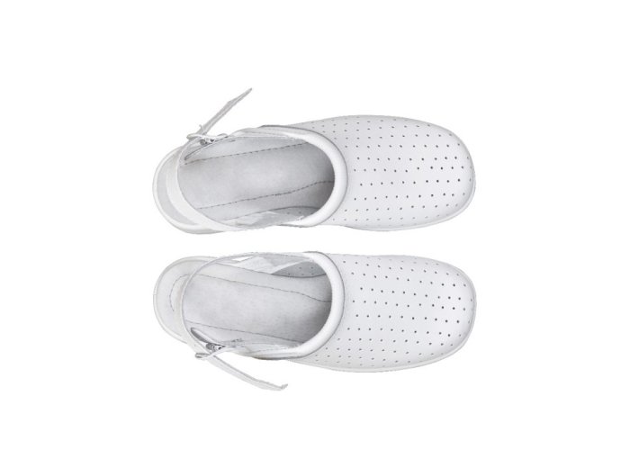 Women’s White Slip-On Clogs