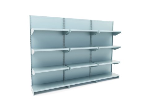 Steel Storage Shelves, 65 x 55 in.